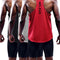 Men'S Workout Running Tank Top Sleeveless Gym Athletic Shirts