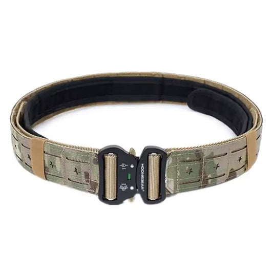 2 Inch Tactical Belt Quick Release Metal Buckle MOLLE Laser Mens Belts Camo