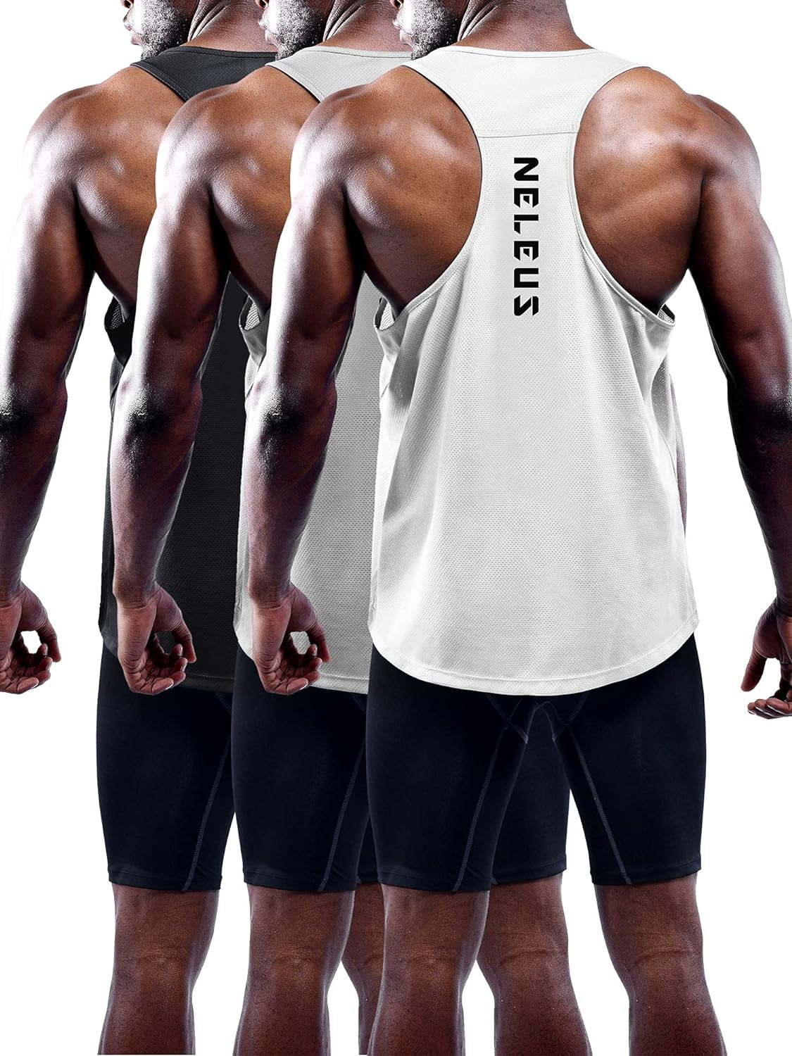 Men'S Workout Running Tank Top Sleeveless Gym Athletic Shirts