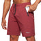 Men'S Workout Running Shorts Lightweight Gym Athletic Shorts for Men with Zipper Pockets