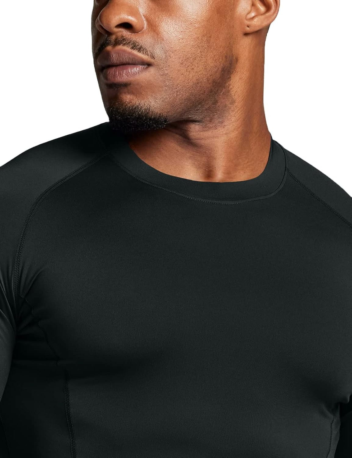 Men'S UPF 50+ Long Sleeve Compression Shirts, Water Sports Rash Guard Base Layer, Athletic Workout Shirt