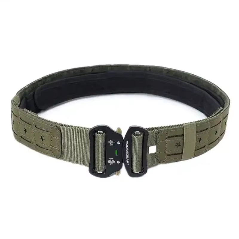 2 Inch Tactical Belt Quick Release Metal Buckle MOLLE Laser Mens Belts Camo