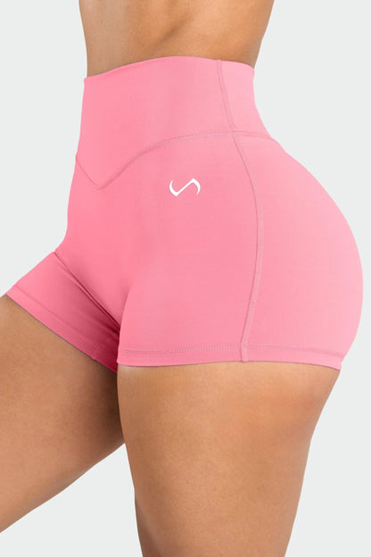 Hot Pink 4 Inch Workout Shorts