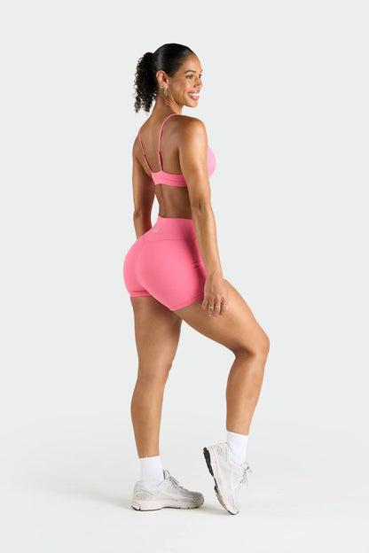 Hot Pink 4 Inch Workout Shorts